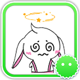 Stickey Lovely Big Ear Rabbit icon
