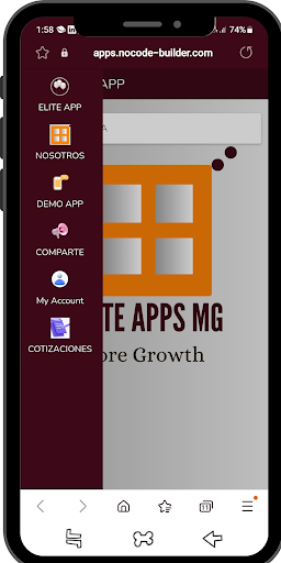 Android application ELITE APP screenshort