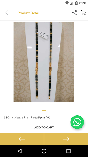 RB Ornament - Gold Mangalsutra Screen 3