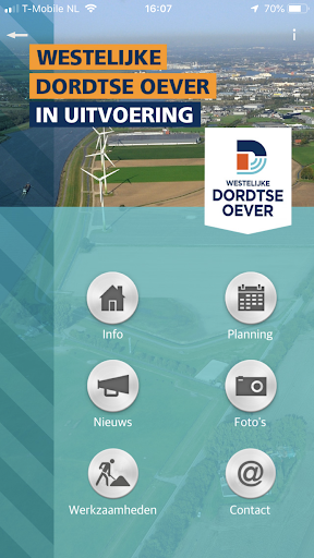 Android application Westelijke Dordtse Oever screenshort