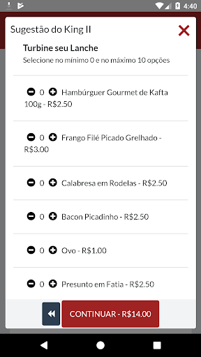 King Burg Delivery Screen 3