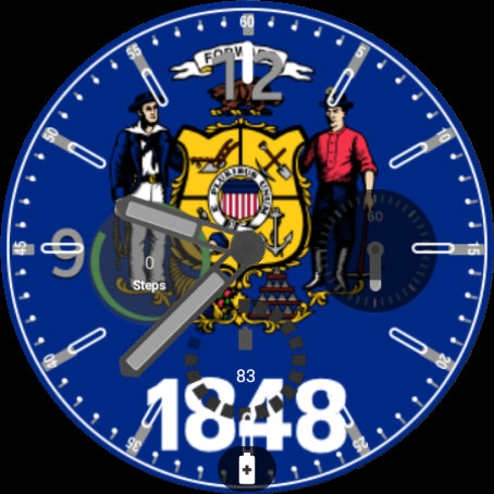 Wisconsin Flag Watchface Screen 3