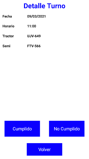 SGV - TURNOS Screen 2