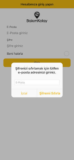 Bakım Kolay Assist Screen 2