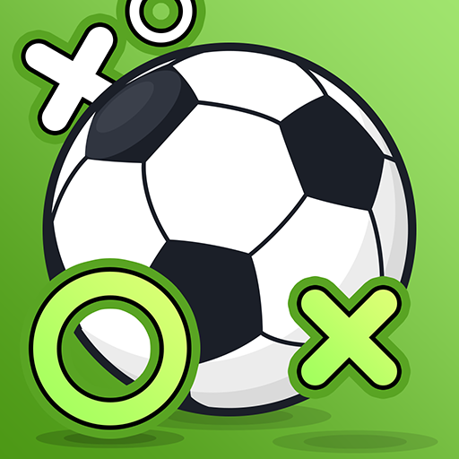 Footy tic tac toe logo