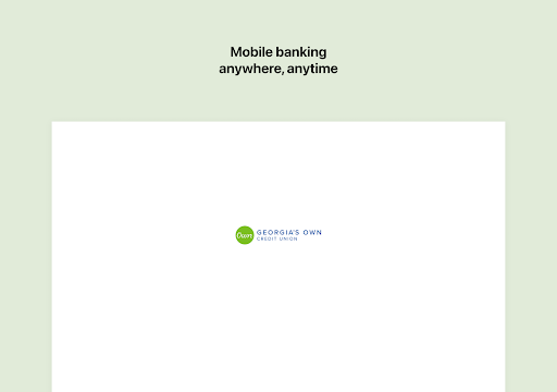 Georgia's Own Mobile Banking 6