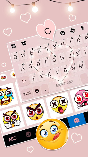 Fairy Lights Heart 2 Keyboard Screen 3
