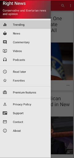 Android application Right News - Conservative screenshort