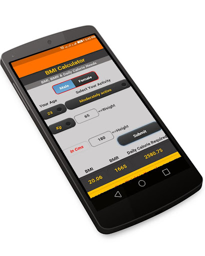 BMI Calculator Body Mass Index Screen 3