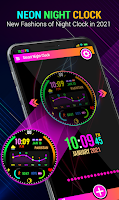 Smart Watch Neon Digital Clock