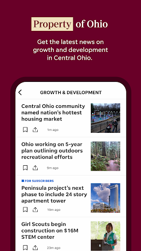 Screenshot of Columbus Dispatch: Local News