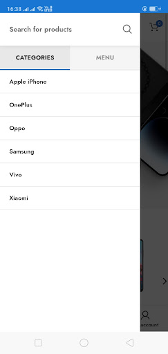 Android application cellfon screenshort