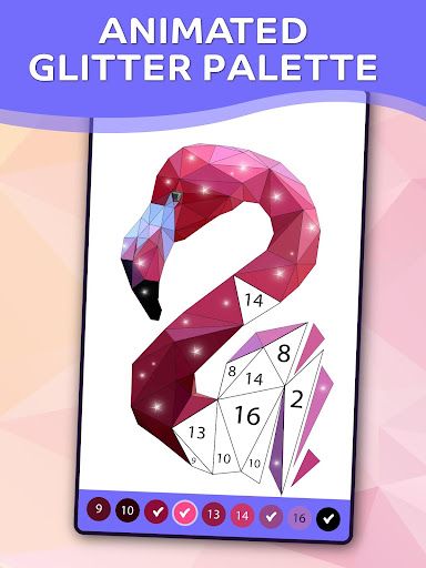 Poly Art Coloring by Numbers