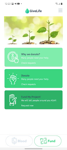 GiveLife Screen 2