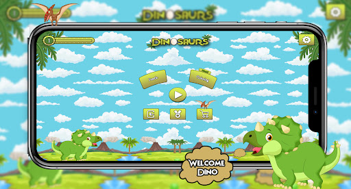 Android application Dinosaur Coloring Page screenshort