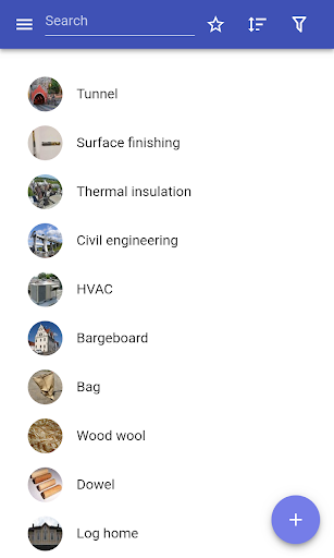 Android application Construction engineering screenshort