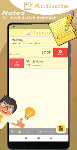 Acnote daily note list notepad Screen 2