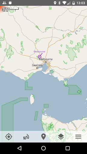 Android application Location Share Plugin screenshort