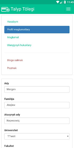 Talyp Tolegi Screen 2