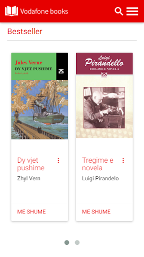 Vodafone Books Screen 3