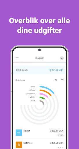 Android application Zenegy Expense screenshort