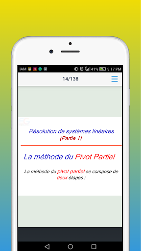 Algèbre et Calcul Matriciel - Screen 3