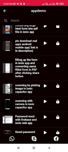 REAL APPS Screen 2