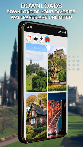 Edinburgh City Wallpaper 4K