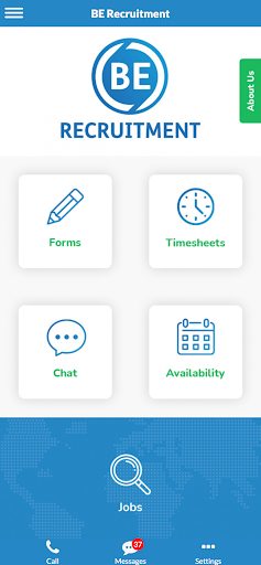 Android application BE Recruitment screenshort