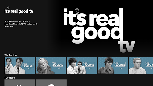 Android application It's Real Good TV screenshort
