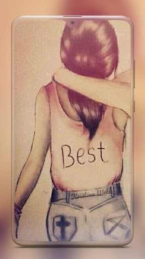 BFF Friend Wallpaper HD Screenshot 1 - AppWisp.com