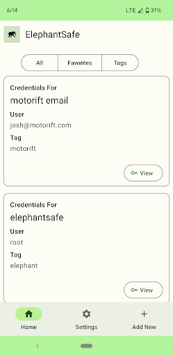 App screenshot