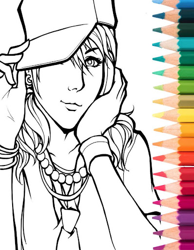 كتاب التلوين حسب الرقم للبنات