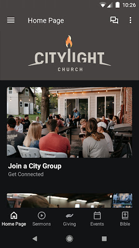 Android application Citylight Lincoln Church screenshort