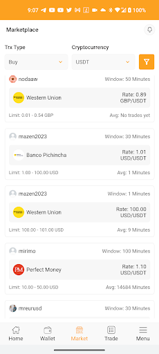 Localexc - P2P crypto exchange Screen 3