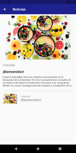 Espacio Saludable Screen 2