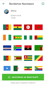 National Flags Stickers