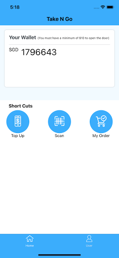 Take N Go Screen 2