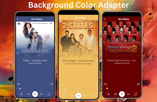Android application AA Music Player screenshort