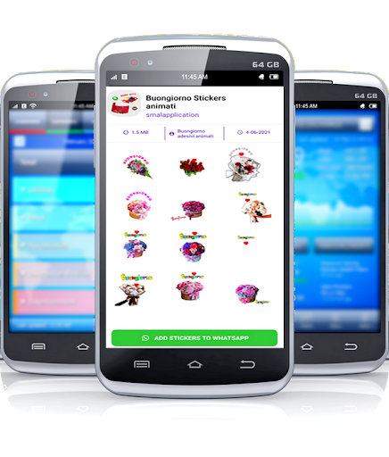 buongiorno buonanotte buonasera adesivi animati