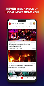 Captura de Pantalla 2 Breaking News UK - Local News android