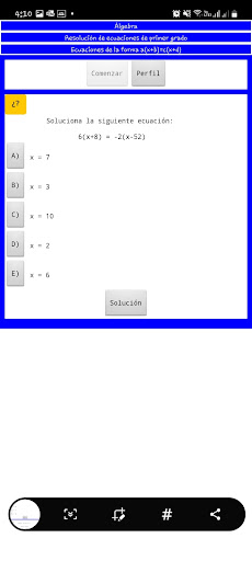 Actividades de Álgebra Screen 2