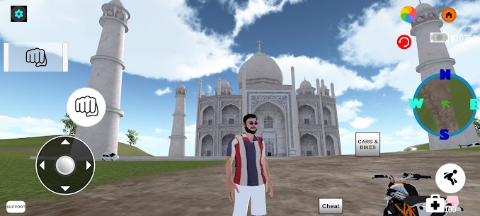 Gangster India : Open World MOD APK Unlimited Money / Gems  One-Touch 2022 3