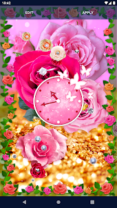 Diamond Rose Live Wallpaper