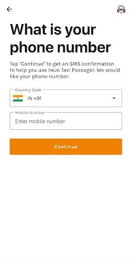 HeJo Taxi Passager Screen 3