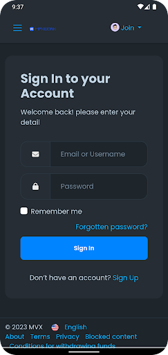 MVXWORK Screen 3