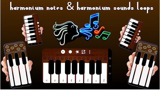 Android application Alimony Harmony Real Harmonium screenshort