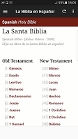 screenshot of Santa Biblia Reina Valera