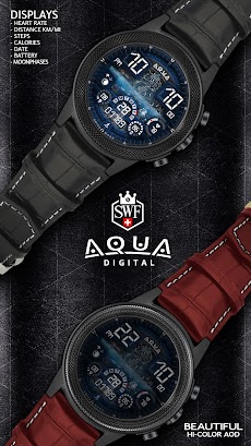 SWF Aqua Digital Watch Faceのおすすめ画像2