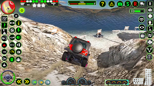 Android application Offroad Jeep Driving Sim 3D screenshort